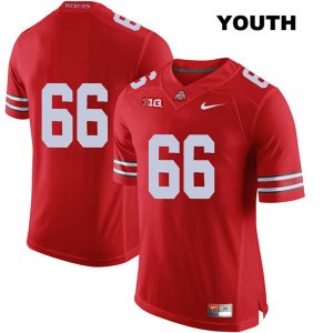 Youth NCAA Ohio State Buckeyes Malcolm Pridgeon #66 College Stitched No Name Authentic Nike Red Football Jersey KE20O34TL